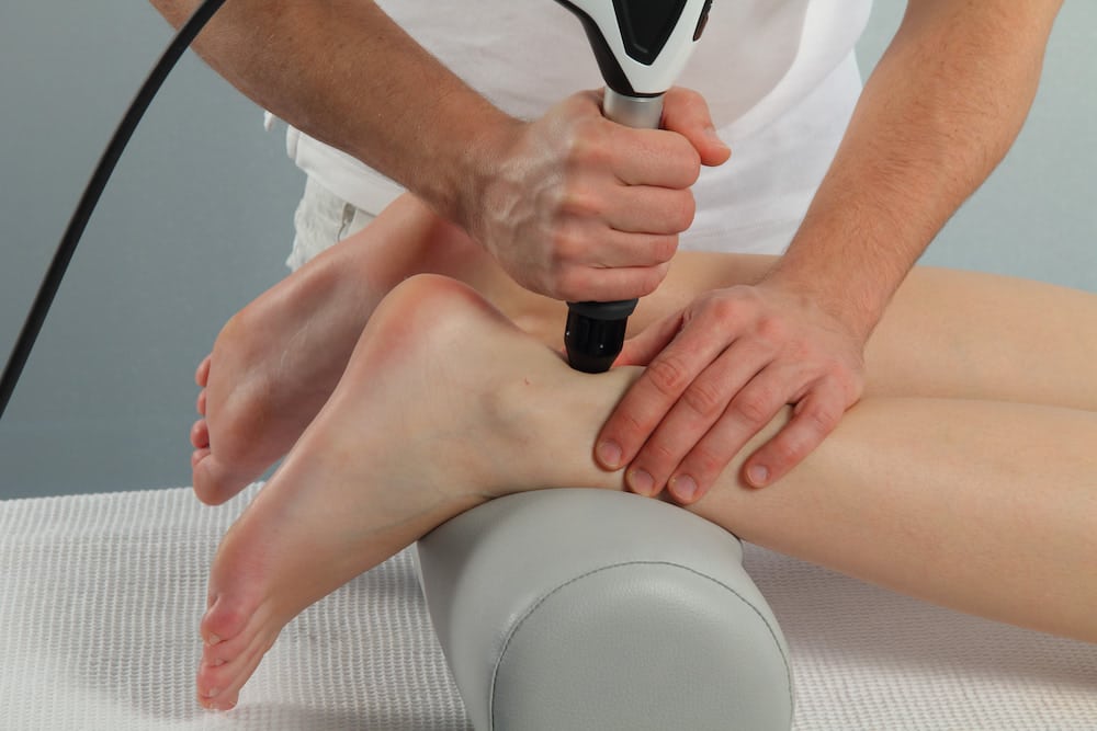 Shockwave Therapy in Portland on ankle